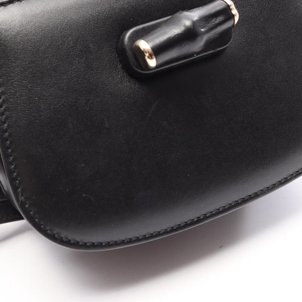 Gucci 2-Way Handbag, Leather, Women's, Black, 827738 - Picture 7 of 9